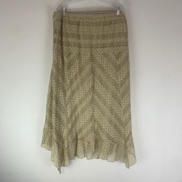 Catherines Skirt Sz 1X Maxi Boho Beachy Festival Cottage Hippie Peasant Prairie - Picture 3 of 7